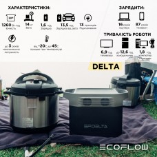 Електростанція EcoFlow Delta 1260 Вт*год