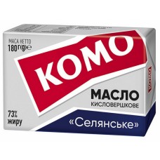 Комо Масло кисловершкове Селянське 73% 180г
