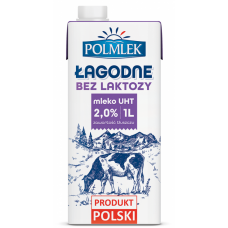 Молоко UHT Polmlek Без лактозне 1Л