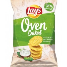 Чіпси Lays Baked картопляні зі смаком йогурту з травами 125г Чіпси Lays Baked картопляні зі смаком йогурту з травами 125г