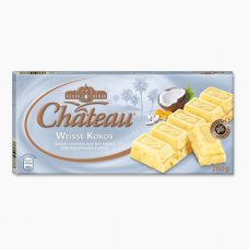 Немецкий шоколад Chateau Weisse Kokos, белый с кокосом 200г Немецкий шоколад Chateau Weisse Kokos, белый с кокосом 200г