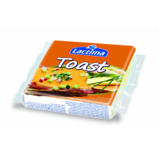 Плавлений тостерний сир Lactima Toast 130г (8шт) Плавлений тостерний сир Lactima Toast 130г (8шт)