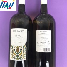 Вино  белое сухое   Friulano Friuli la delizia 1,5 L