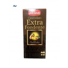Шоколад чорний з фісташками Cioccolato Extra Fondente con Pistacchio Dolciando 100г