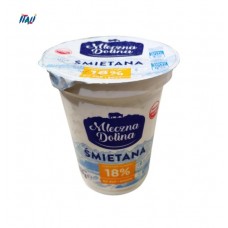 Сметана 18% Mleczna Dolina smietana, 330гр (Польша) Сметана 18% Mleczna Dolina smietana, 330гр (Польша)