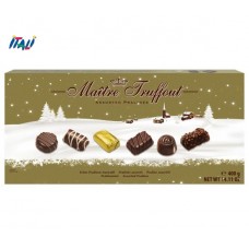 Цукерки Maitre Truffout асорті праліне "Winter edition", 400г Цукерки Maitre Truffout асорті праліне "Winter edition", 400г