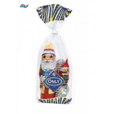 НР Фігурка з молочного шоколаду Santa Clauses MIX, 100г НР Фігурка з молочного шоколаду Santa Clauses MIX, 100г