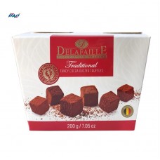 Цукерки трюфель Delafaille Traditional, традиційні, 200г