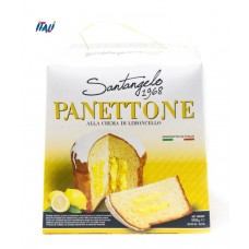 Панеттоне Panettone Santangelo alla Crema di limone  з лимонним кремом, 908 г.