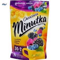 Чай фруктовий Minutka з ожиною, чорницею та малиною, 64г (30+2пак.)