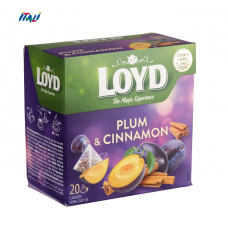 Чай PLUM & CINNAMON слива і кориця, 40г (20 пірамідок)