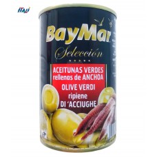 Оливки BayMar фаршировані Анчоусом 350г