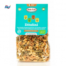 Макарони DALLA COSTA BIO Baby Ditalini tricolor 200 г