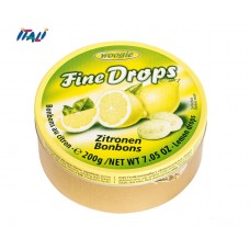 Леденцы Fine Drops Woogie со вкусом лимона, 200г Леденцы Fine Drops Woogie со вкусом лимона, 200г