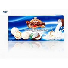 Вафельні кульки PAPAGENA з кокосом, 120г Вафельні кульки PAPAGENA з кокосом, 120г