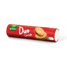 Печиво сендвіч без трансжирів Duo Chocolate з шоколадним кремом Gullon 250 г