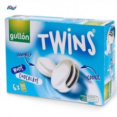 Печиво GULLON Twins сендвіч в білому шоколаді, 252 г