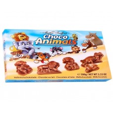 Цукерки Maitre Truffout, CHOCO ANIMALS, фігурки з молочного шоколаду, 100г,