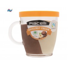 Паста Piacelli Duo, крем какао та горіх, 300 г + горнятко
